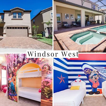 Lakeview 8Br Pool Spa Themed Rooms-Windsor West